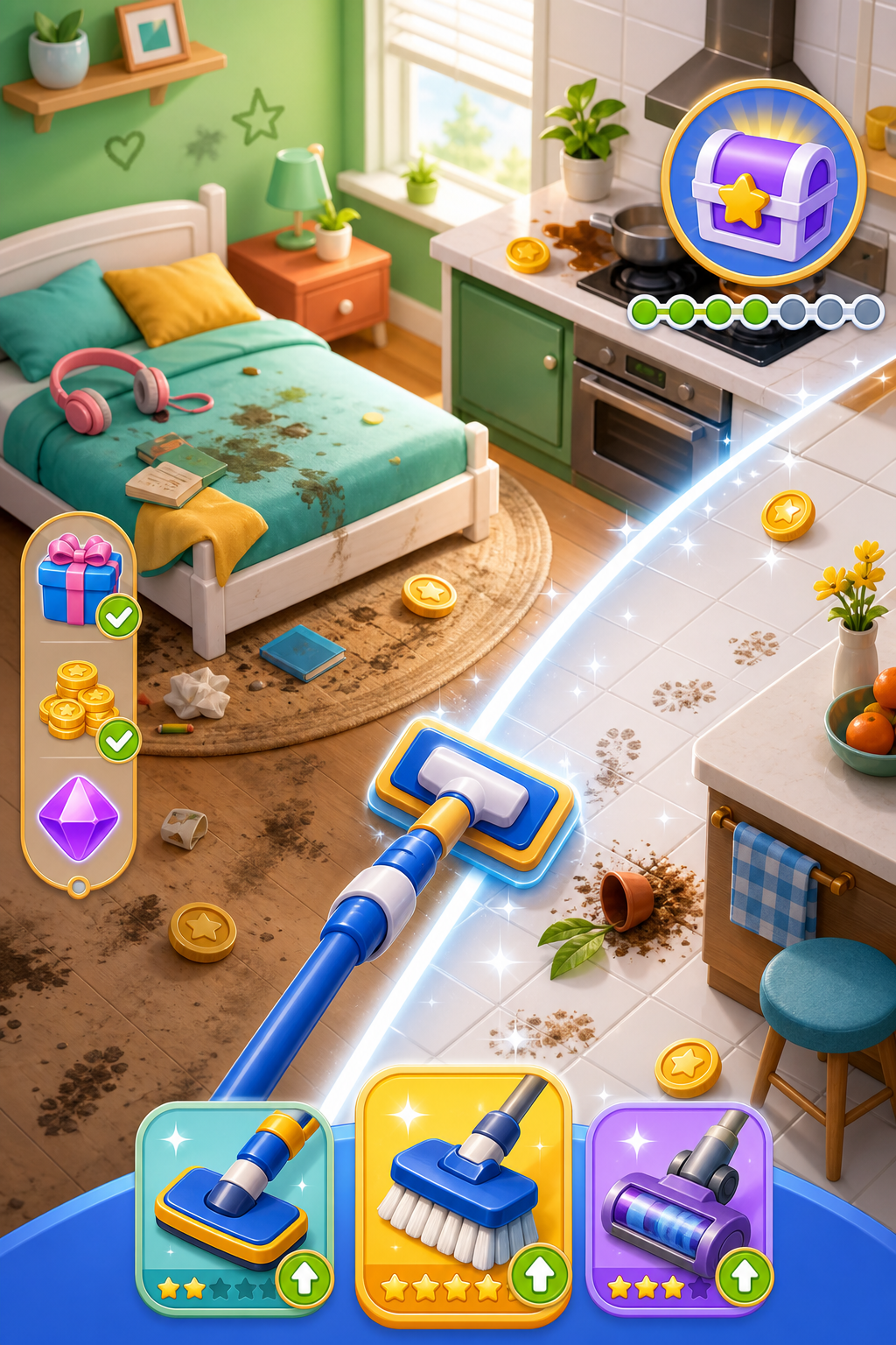 Messy Fix game visual